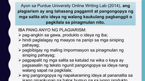 5.2.2 Mga Responsibilidad ng mga Estudyante .